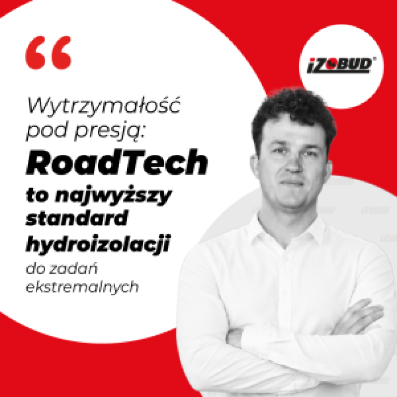 Izobit RoadTech – membrană nouă, specializată, extrem de rezistentă pentru suprafețe din beton destinate traficului de vehicule